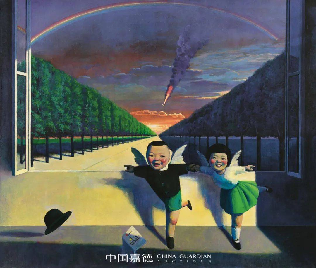 刘野经典力作金光大道阮玲玉之一当代艺术品市场