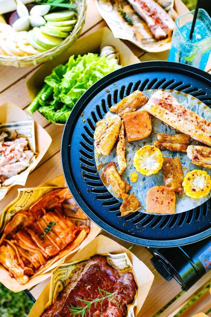 露营烤肉围炉煮茶尝地道美食来黄龙镇古镇放野柿间约起来