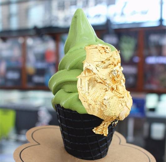 抹茶冰淇淋,极具吸引力的"那抹绿"