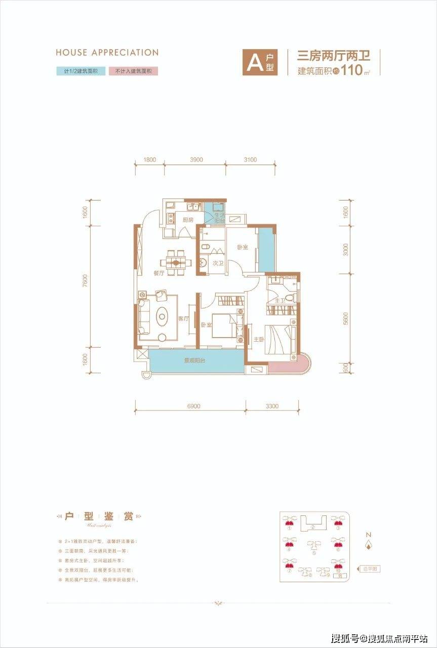 长沙三润城户型图图片