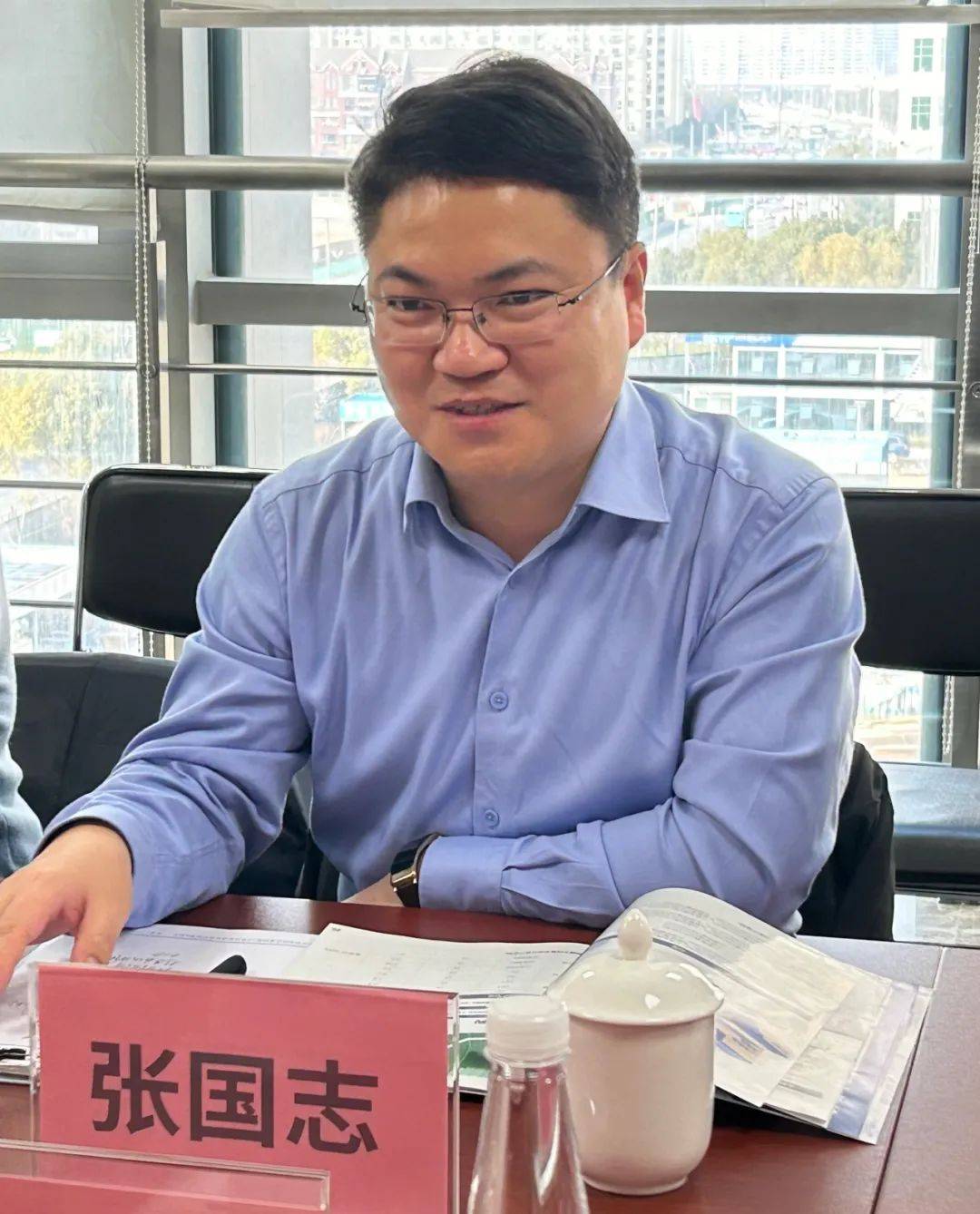 热烈欢迎无棣县委常委组织部部长张国志领导一行莅临乐胶网