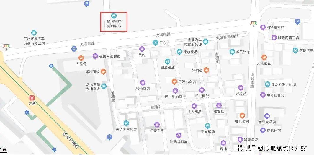 餐饮店,生活超市,便利店,酒店,药店等都齐全,但是摊开地图并不难发现
