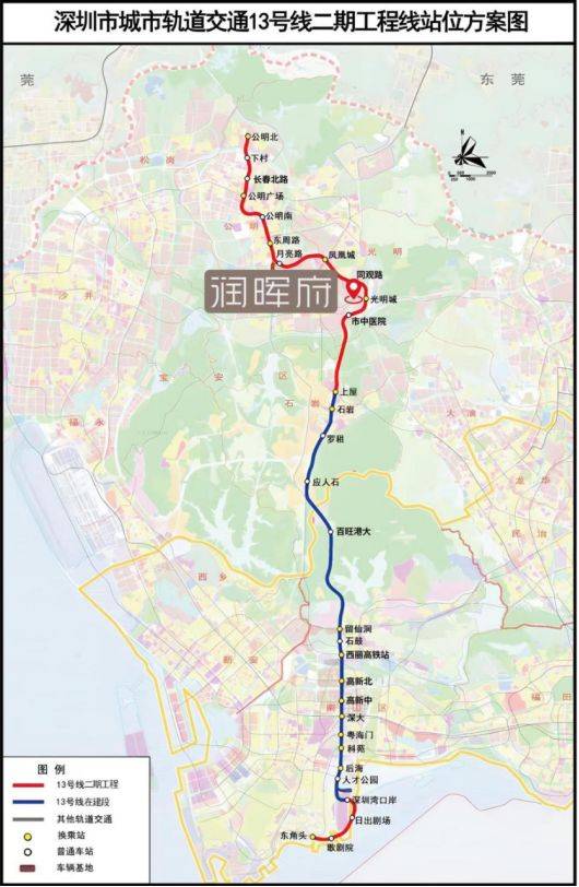 深圳科技地铁线,直达南山,深圳湾,高效通勤线路地铁18号线(规划中)