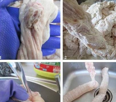 喜欢吃猪内脏却不知清洗马上教你清洗方法包你满意
