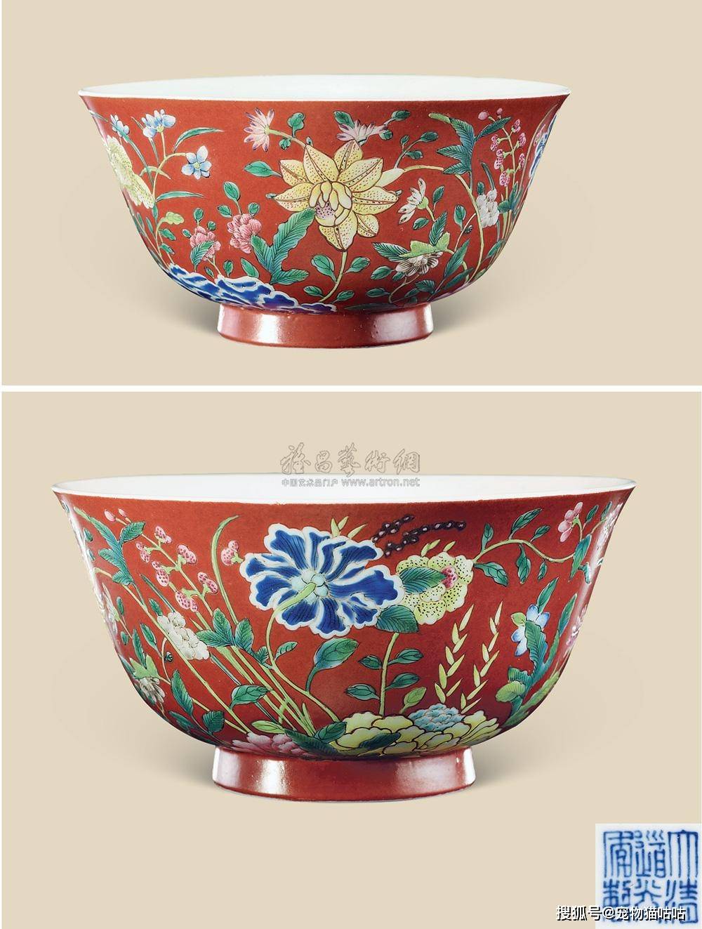 嘉德,保利拍卖征集:红中闪黄,娇艳华贵的"珊瑚红釉",为何能惊艳古今?