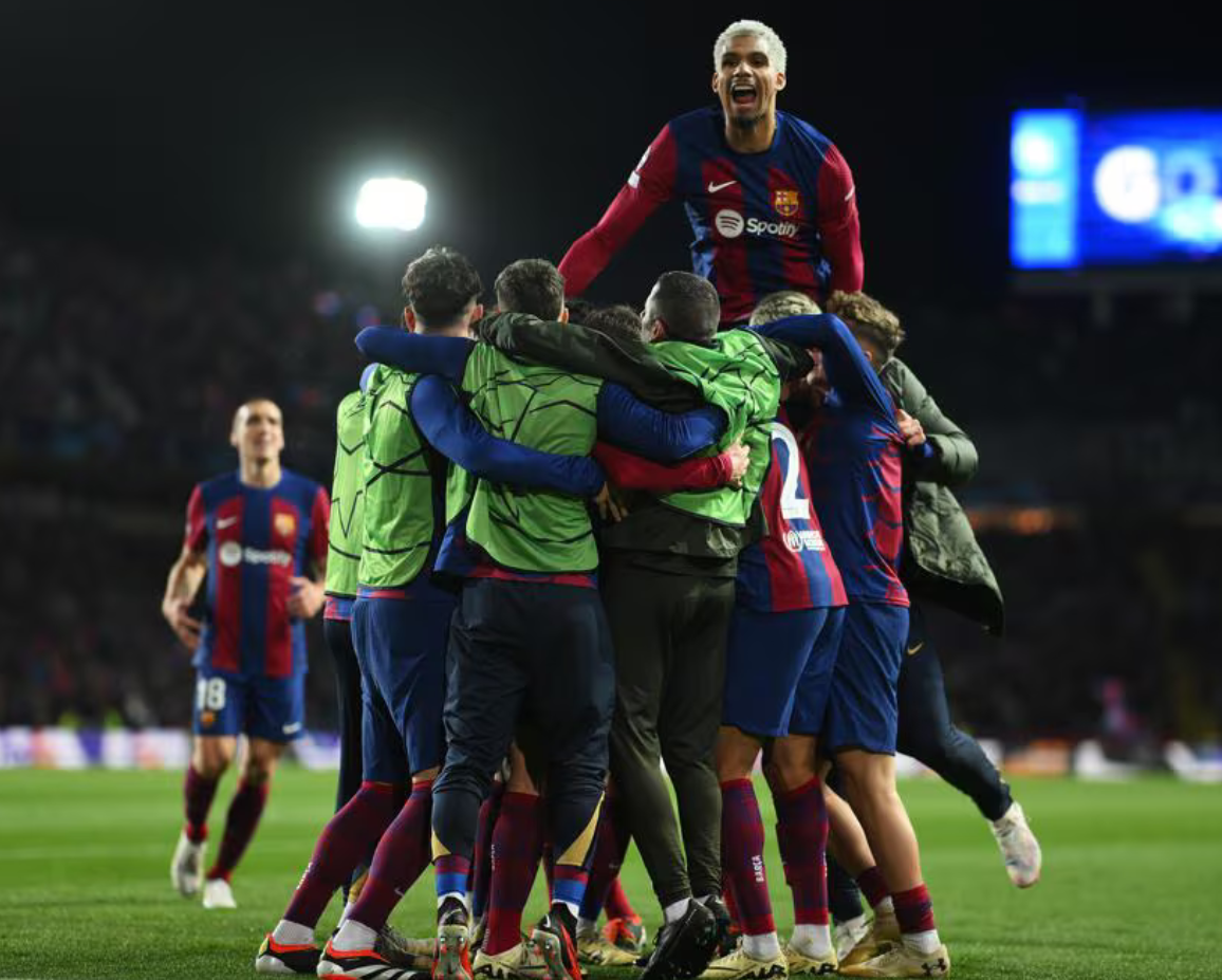 欧冠8强已出其六,阿森纳惊心动魄点球大战5-3,巴萨4-2那不勒斯