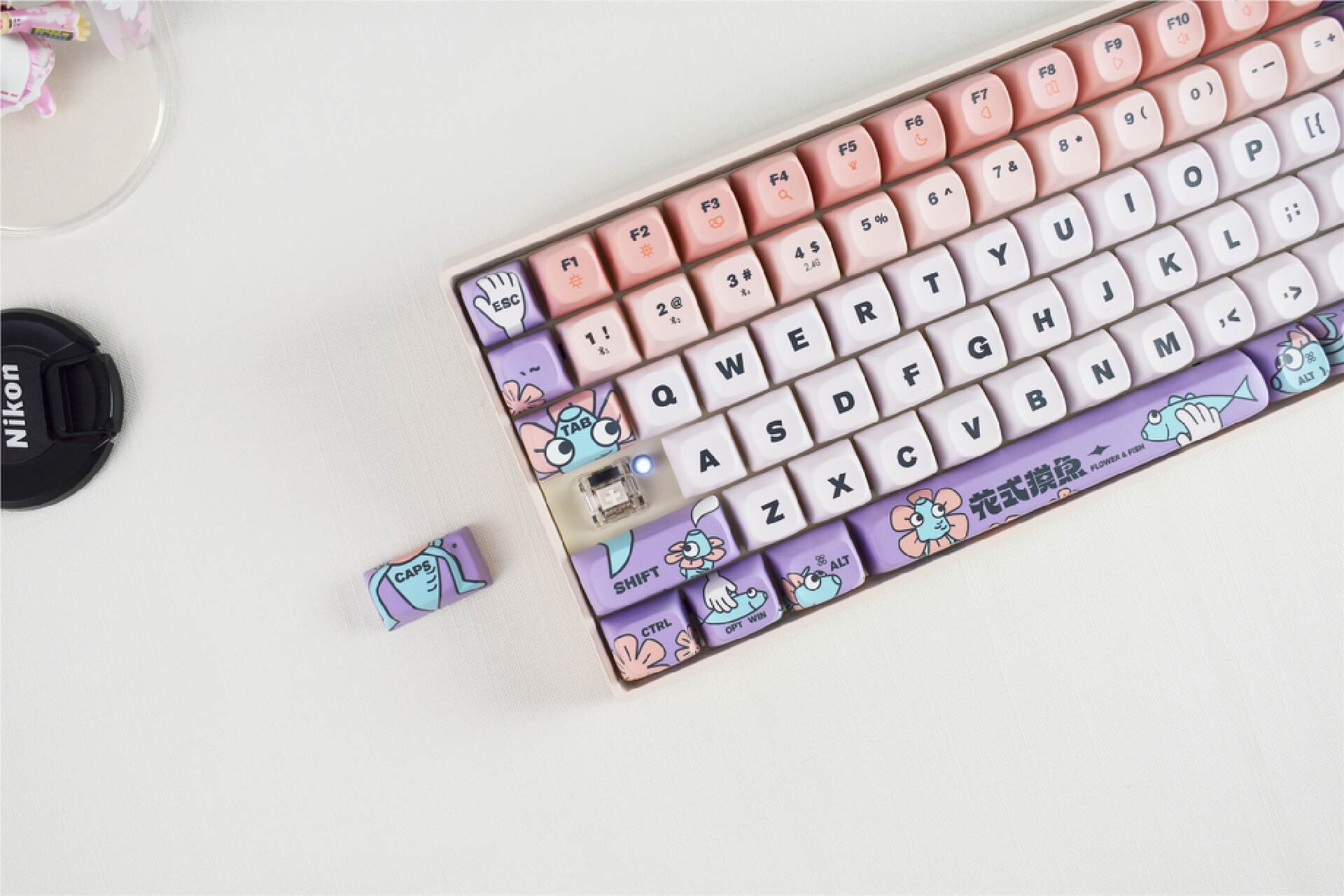 原创键盘也有盲盒了不一样的diy体验就在洛斐小翘盲盒主题