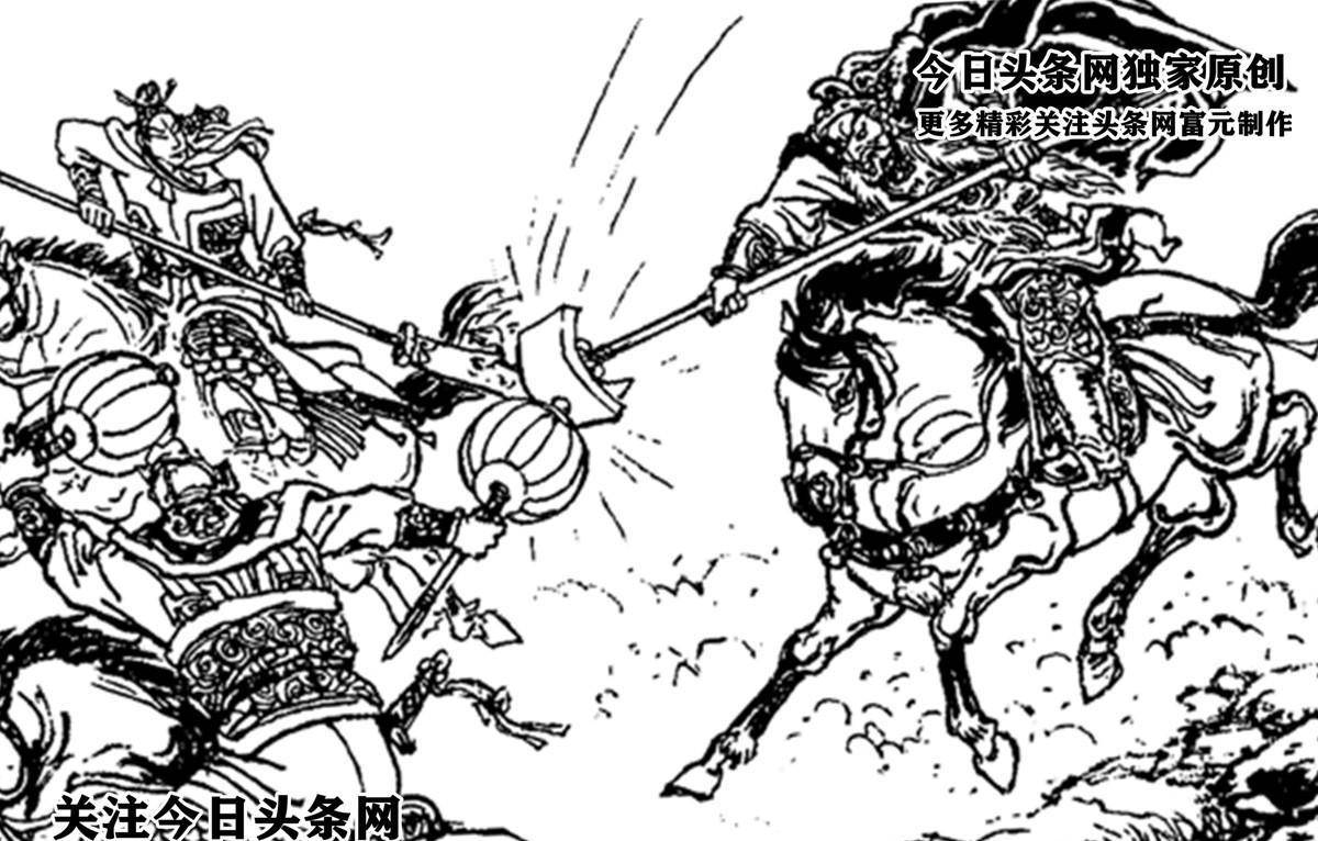 原创战界山关铃牛皋败阵梁兴赵云阵亡铁戟英雄勇斗金国无敌山狮驼