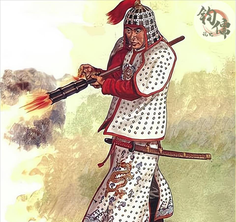 明朝的三眼铳独步天下是最早的机枪其实它只是个锤子