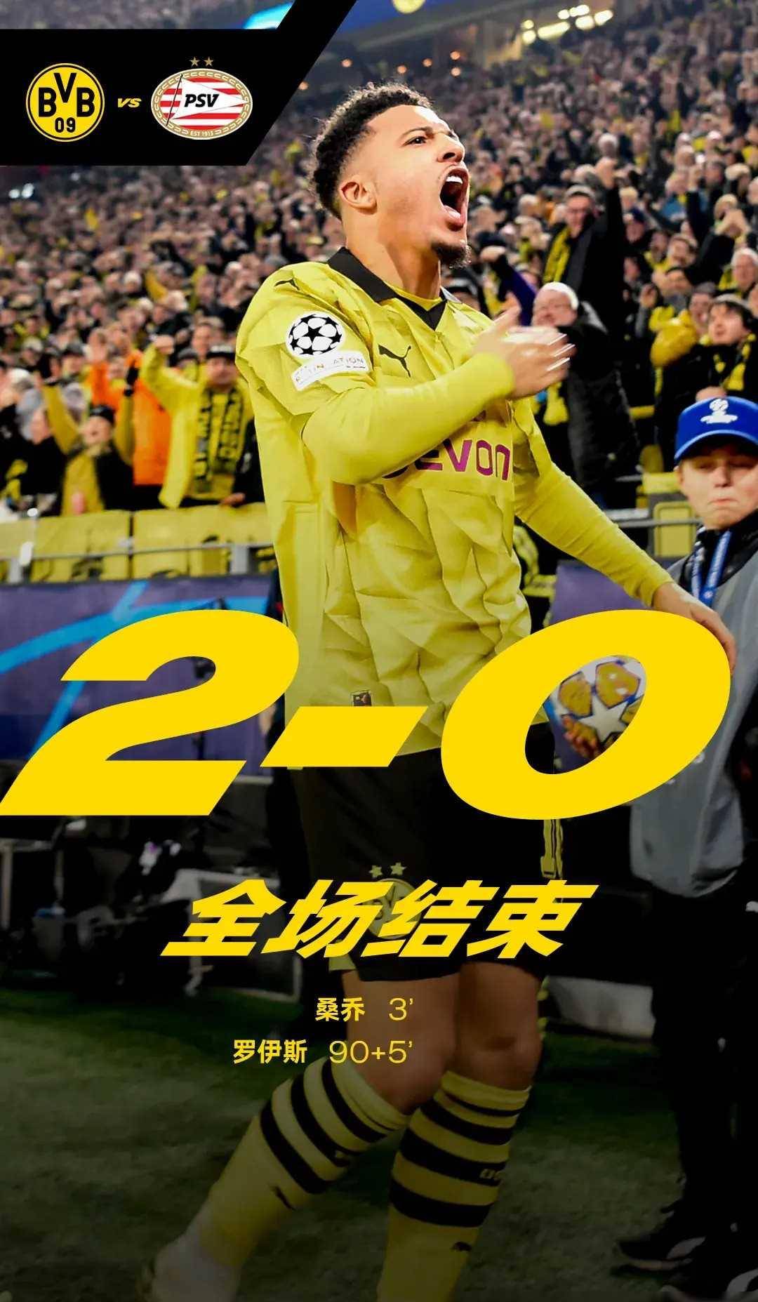 原创魔鬼主场见证多特蒙德重回欧冠八强