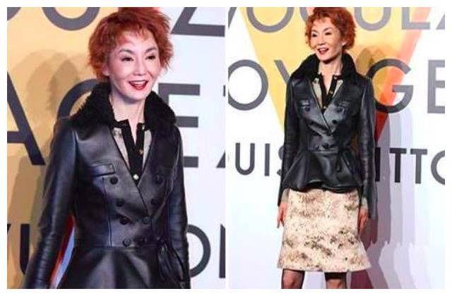 60岁张曼玉重返舞台身材微胖气质新简约打扮下面露独特韵味