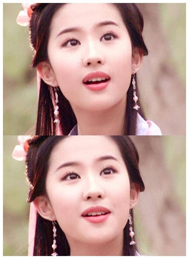 刘亦菲如美人妆仙女般水殿飘香珠翠闪芙蓉不及
