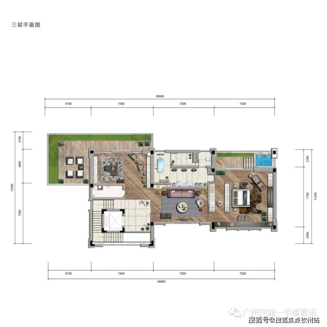 从都国际庄园 平面图图片