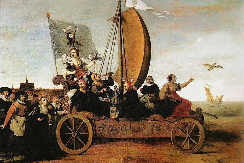 荷兰当时号称"海上马车夫",荷兰人的商船物美价廉,备受人们欢迎.