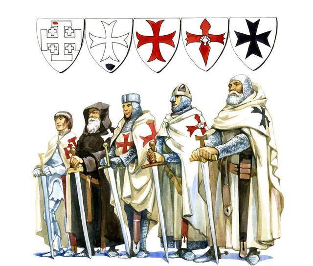 中世纪欧洲的武僧圣殿骑士团