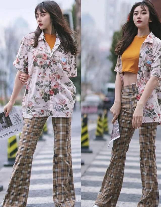 原创今夏你花衬衫了吗出门这样穿时髦又复古做街头最靓的霸王花