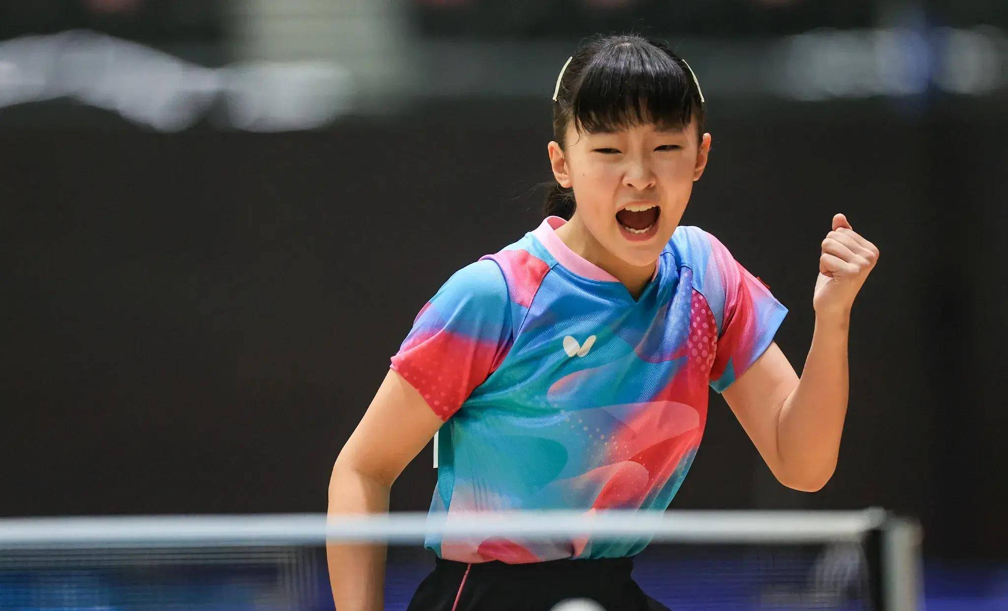 wtt新加坡大满贯:张本美和晋级16强 展现出色状态_陈思羽_胜利_选手