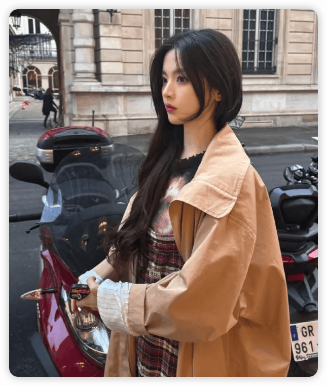 清新少女风杨超越的时尚穿搭