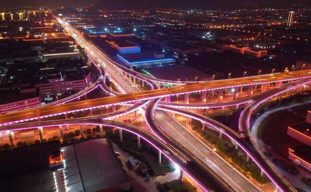 苏州有个网红立交桥夜景不输重庆的立交桥高度在华东排第一
