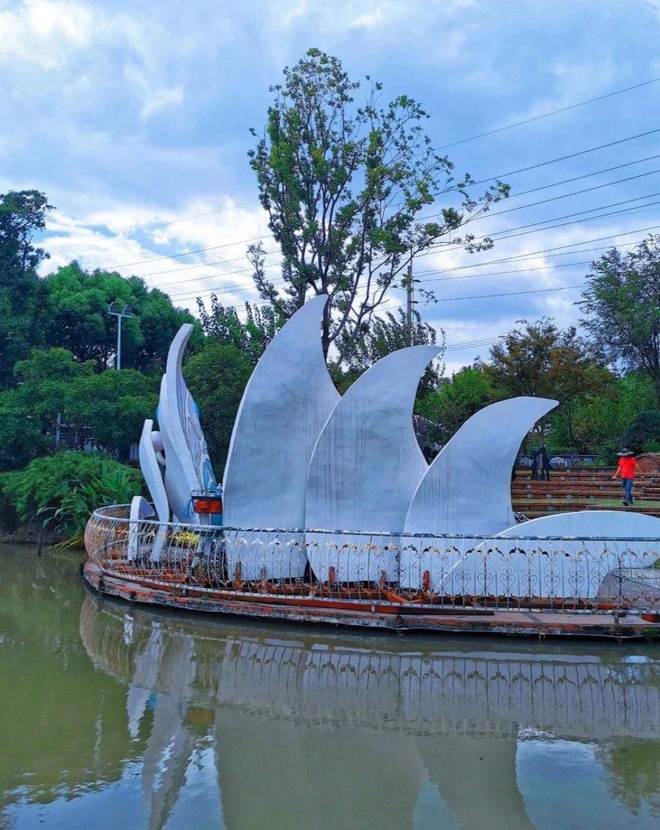 原创上海浦江上房园艺梦花源充满诗意和梦幻的景点