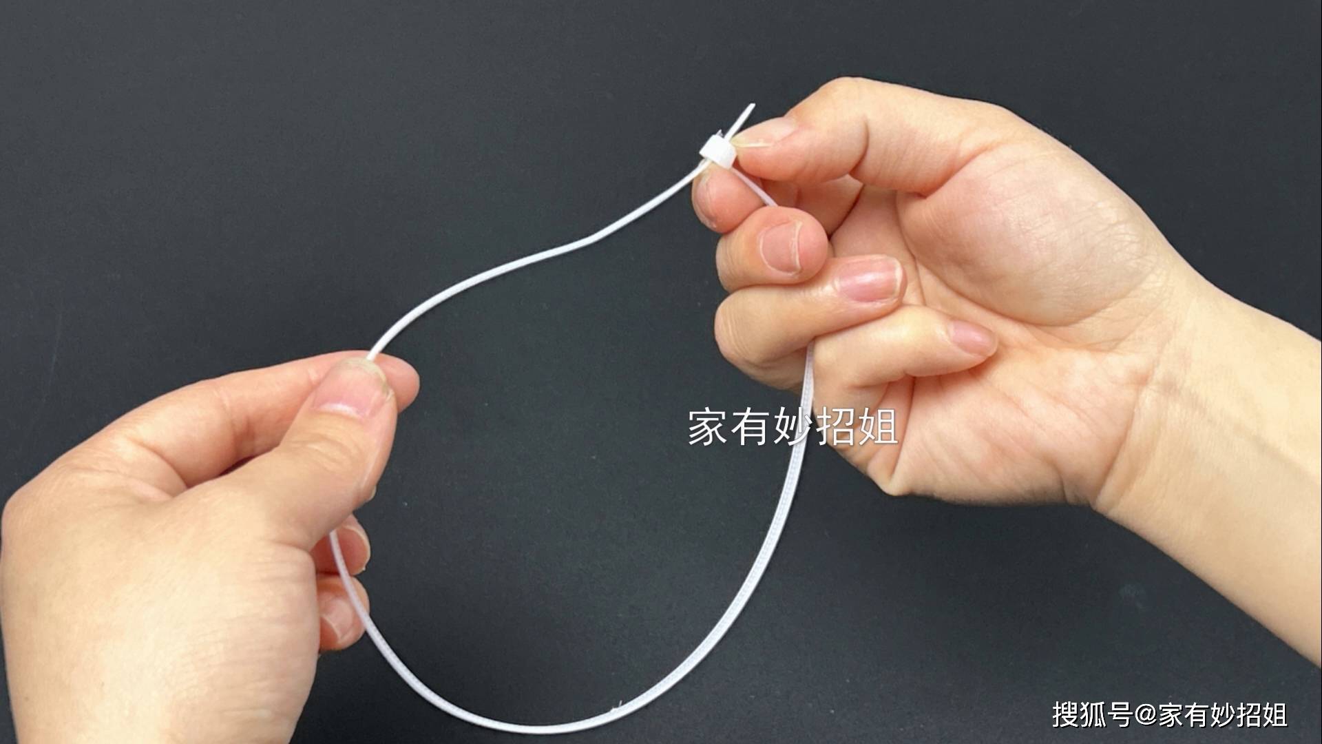 原创才知道扎带是这样解开的不用手拽不用刀割邻居见了抢着学