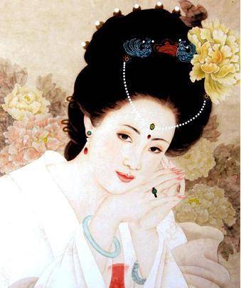 原创杨贵妃究竟长什么样流传的几张画像都不一样哪个是你心目中的