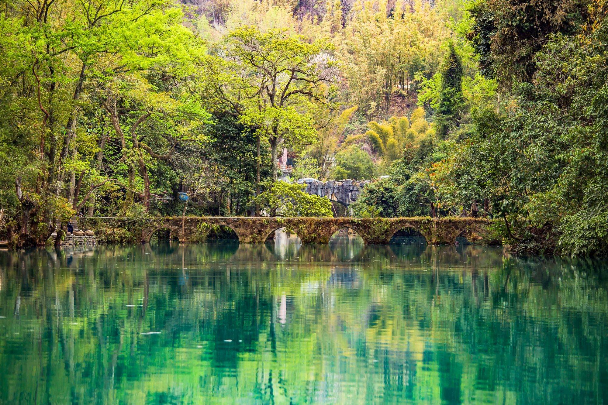 小七孔风景区照片图片