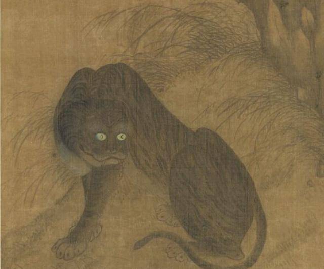 原创满猛虎画成病猫却成传世名画放大10倍后发现名画实至名归