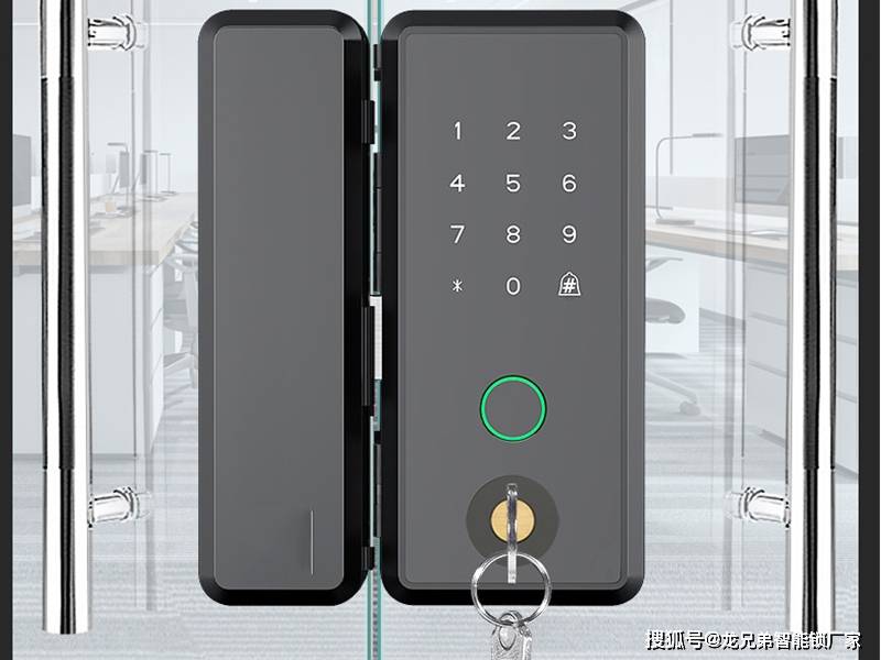智能指纹玻璃门锁,指纹锁源头厂家,安全,智能,舒适的居家环境
