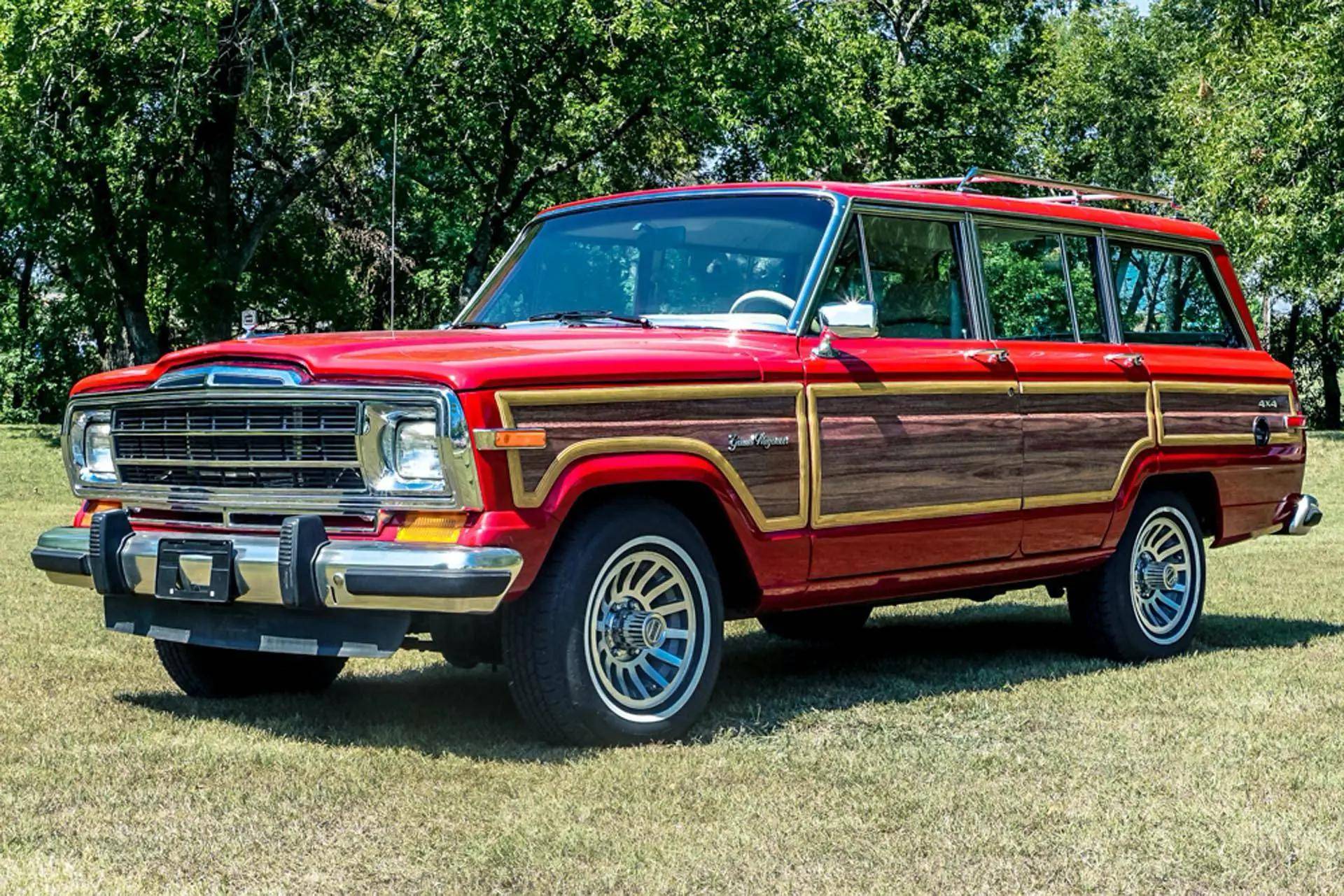 换装hellcat v8引擎的1989款jeep grand wagoneer,可输出707马力_搜狐