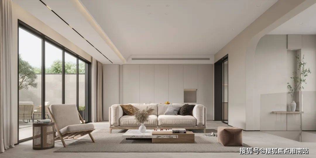 客厅the layout of the empty space, whether its for meeting