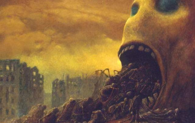 原创波兰画家因车祸心脏骤停清醒后画出地狱场景自称亲眼所见