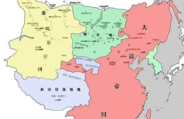 野心勃勃的噶尔丹试图恢复成吉思汗国时的光辉