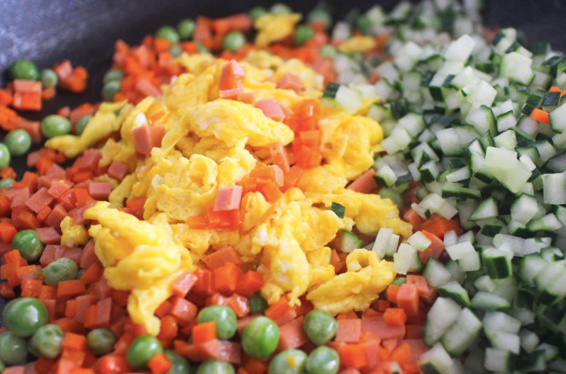 原创快收藏新晋网红炒饭只有这个季节最好吃