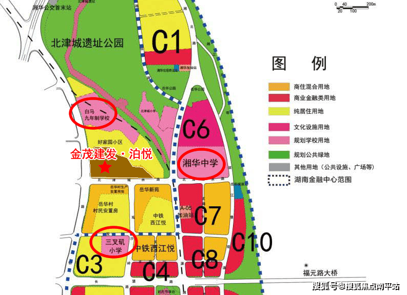 金茂建发·泊悦周边还有三所新建中小学规划,其中南边一所30班小学