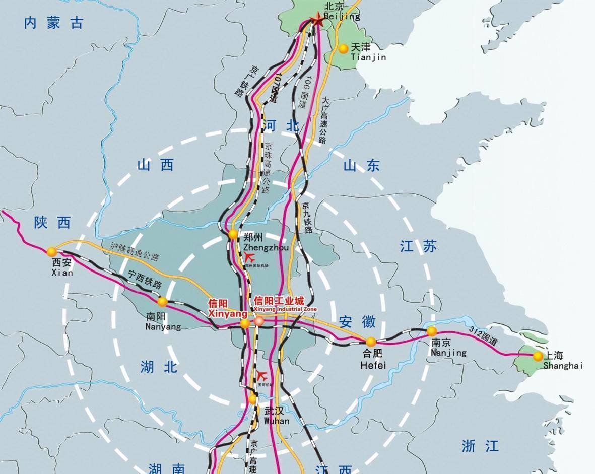 京九铁路全程线路图图片