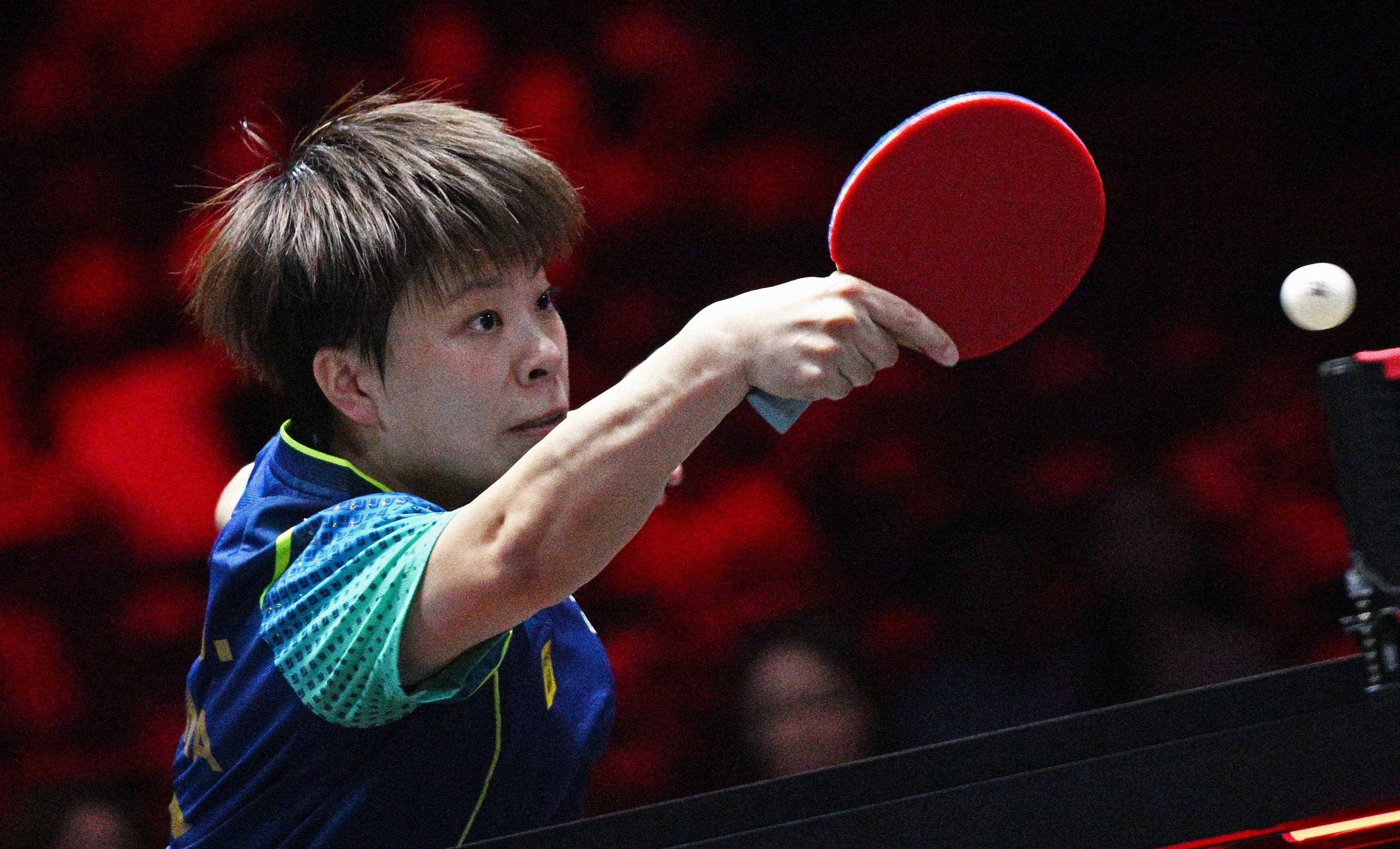 原创体育乒乓球wtt新加坡大满贯王艺迪晋级女单决赛