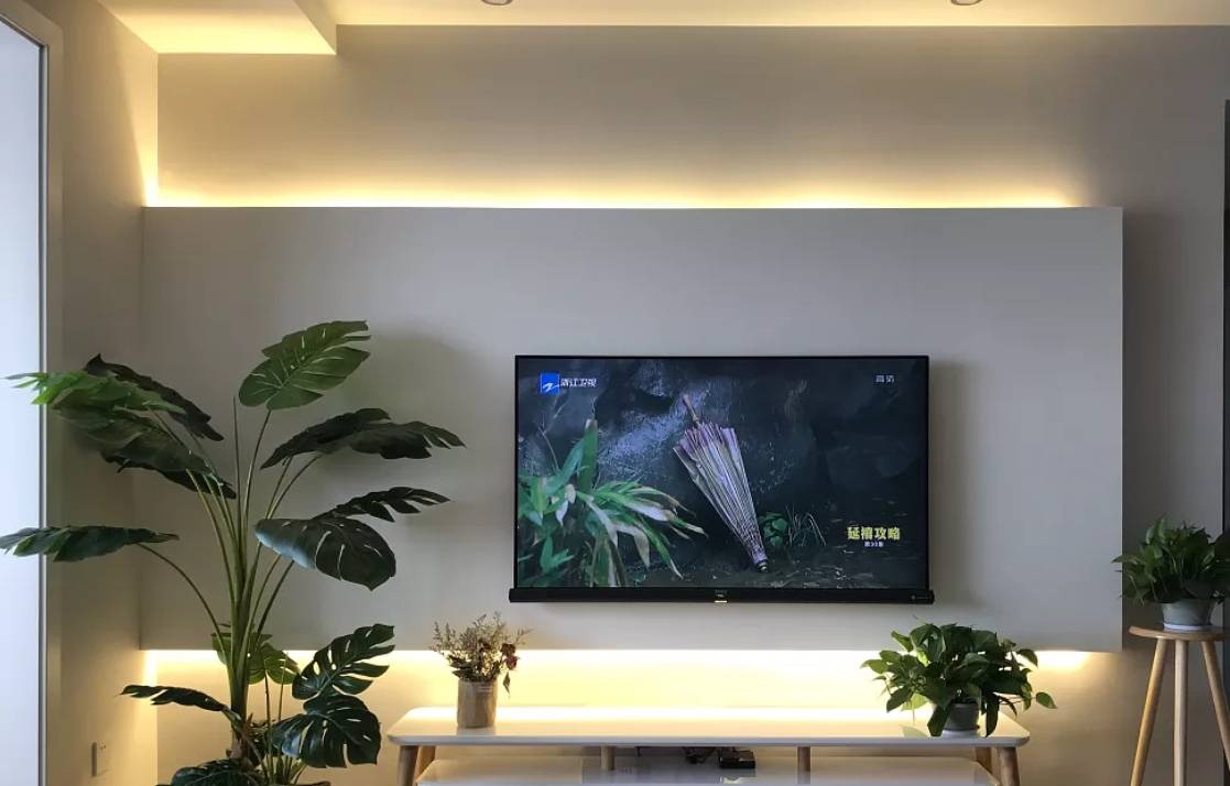 晒晒新房全屋时尚漂亮一进屋把人迷住电视墙特别抢眼