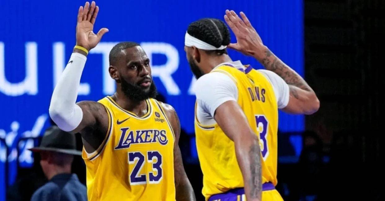 原创擎天一柱浓眉哥刷新多项纪录无詹湖人6胜4负詹姆斯尴尬吗