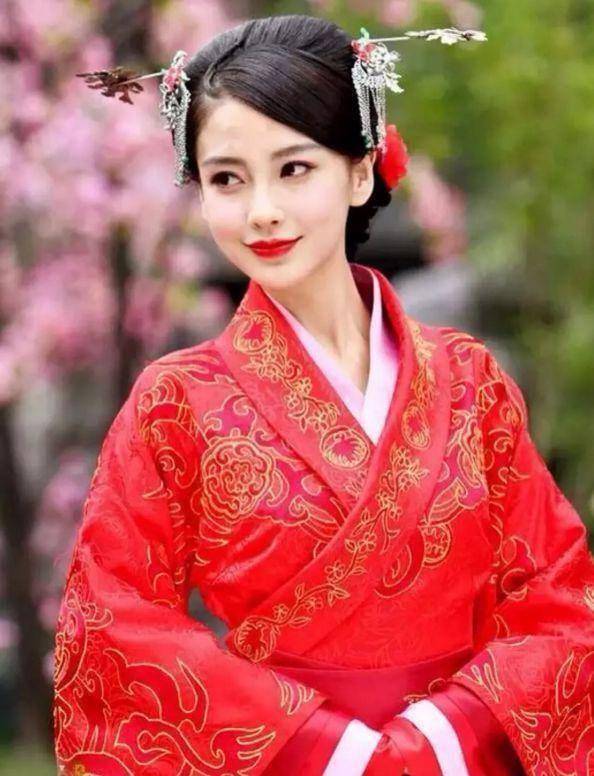 原创原创15位古装红衣女明星赵丽颖像巫婆热巴老气而她最惊艳妩媚