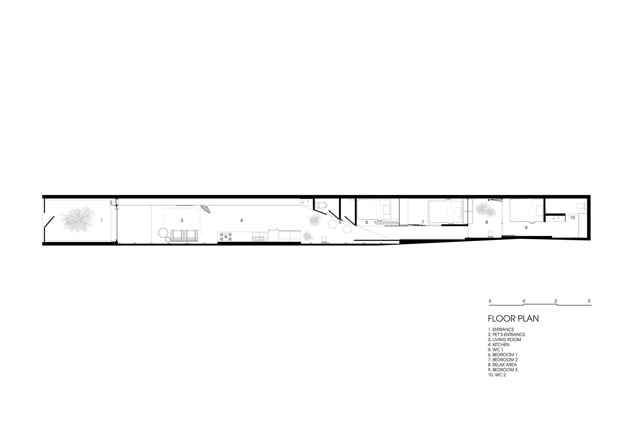 90㎡的跑道户型业主每天跑50米回卧室生活自律真羡慕