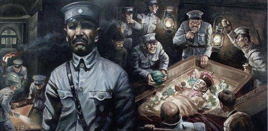 原创民国大盗孙殿英为何专炸清帝陵而不盗明帝陵原来和他祖先有关