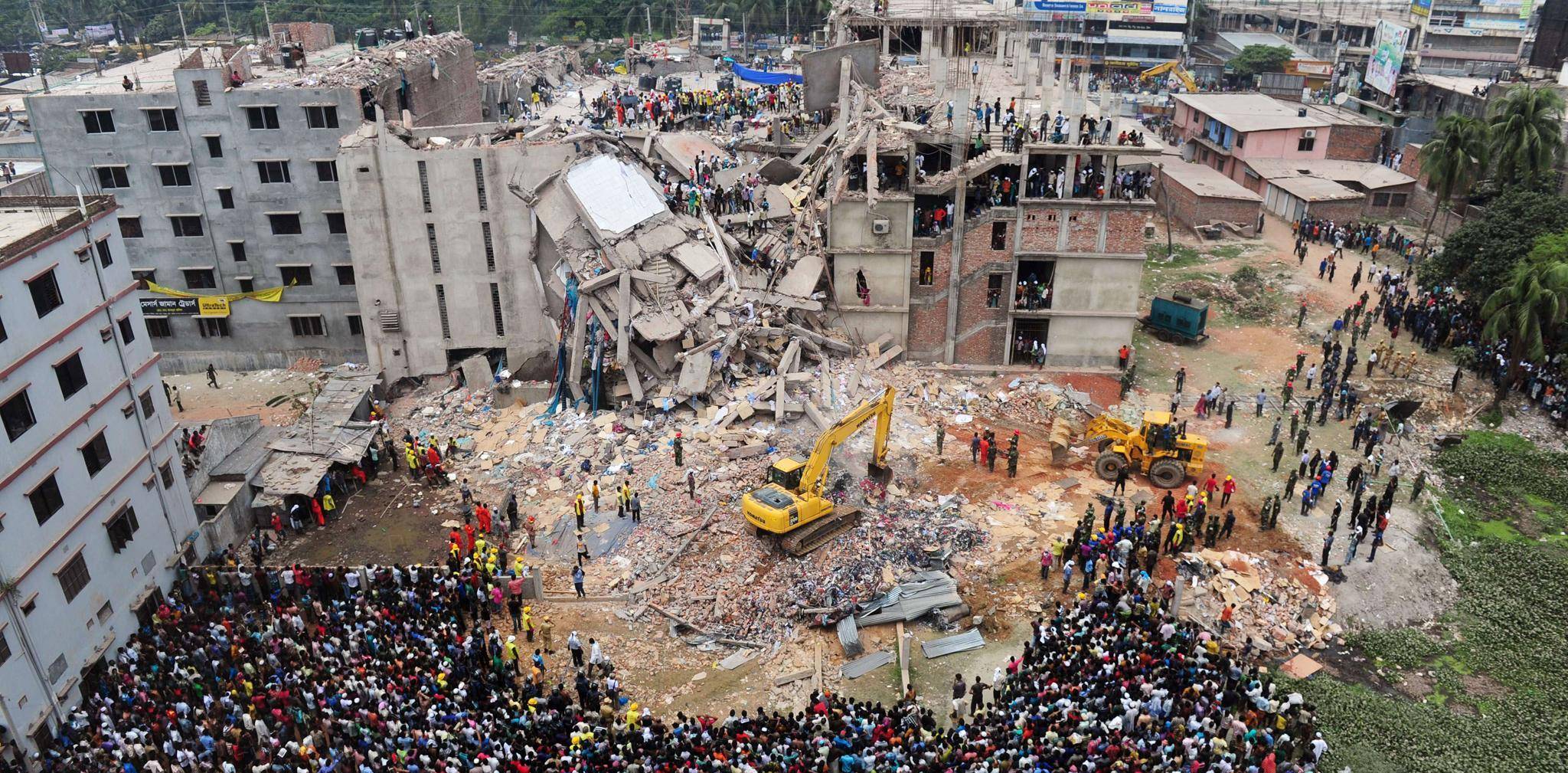 原创发电机震塌8层大楼3600多名劳工被活埋8年前孟加拉塌楼有多惨