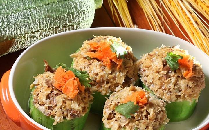 懒人必学电锅菜时蔬酿丝瓜