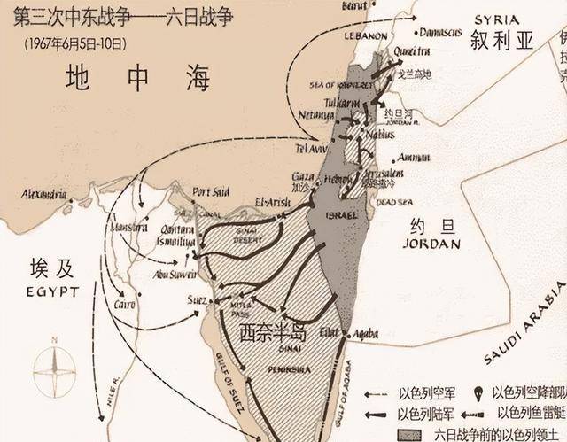 原创以色列美国铁哥们整吞巴勒斯坦美国为何不帮它拿下西奈半岛