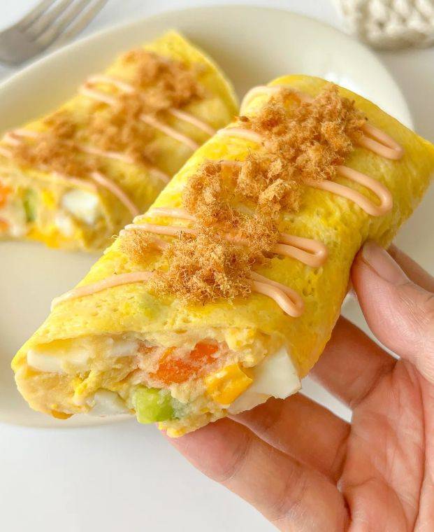 都去做这个时蔬沙拉卷做法简单营养好吃