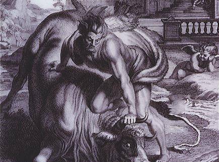 第七功绩:驯服公牛第六功绩:杀死食人鸟第五功绩:一天之内清洗三千头