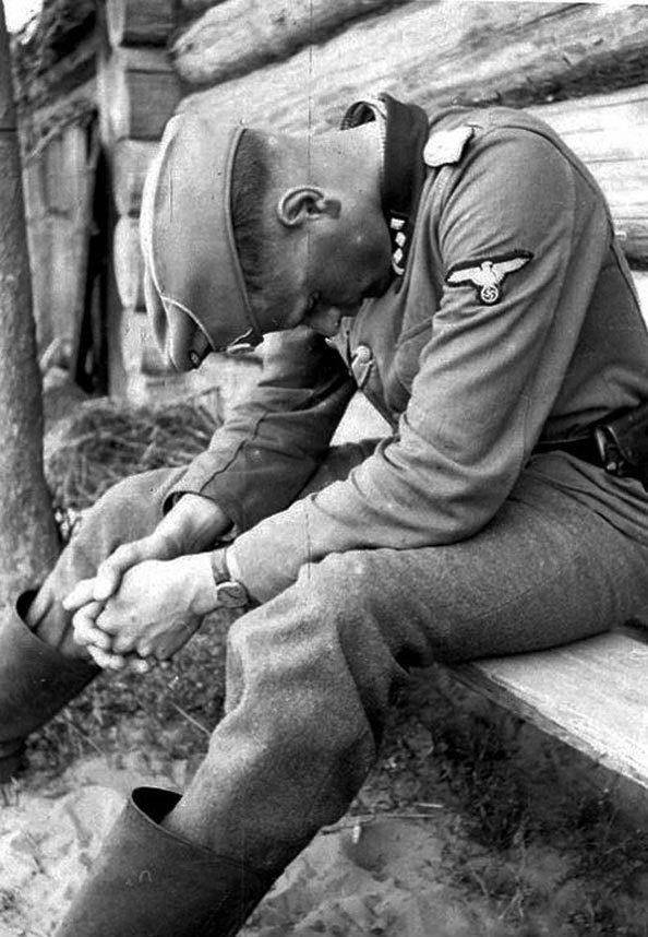 原创二战德军王牌辉煌战绩预示第三帝国战败疲惫成为前线官兵的梦魇