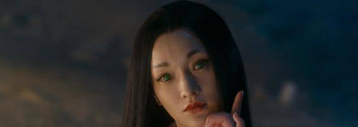 原创清代一张无名女鬼图放大10倍看她在做啥网友深夜你敢看吗