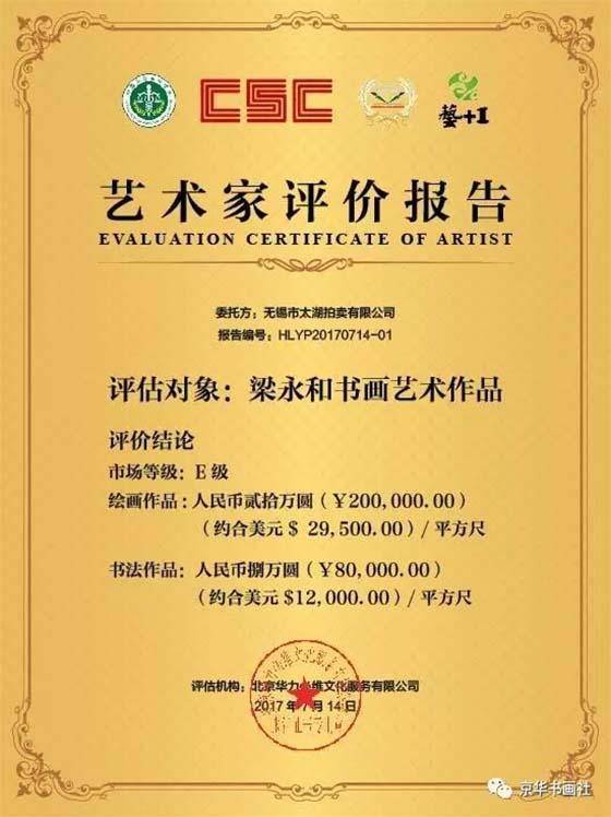 人民艺术家著名画家梁永和获国际美术大赛特奖